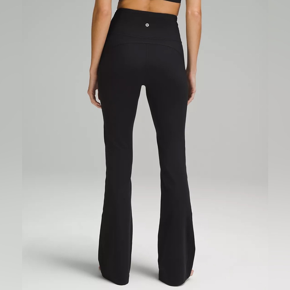 Lululemon Groove Super-High-Rise Flared Pant Nulu EUC